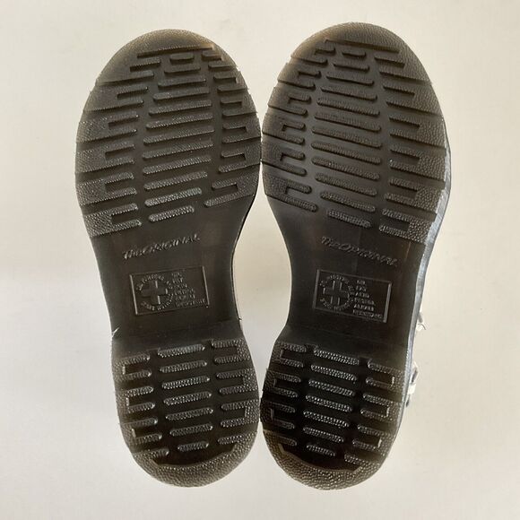 Dr. Martens Oxfords White Leather 1461 Bow 3-Eye Lace-up 5 - Picture 8 of 11